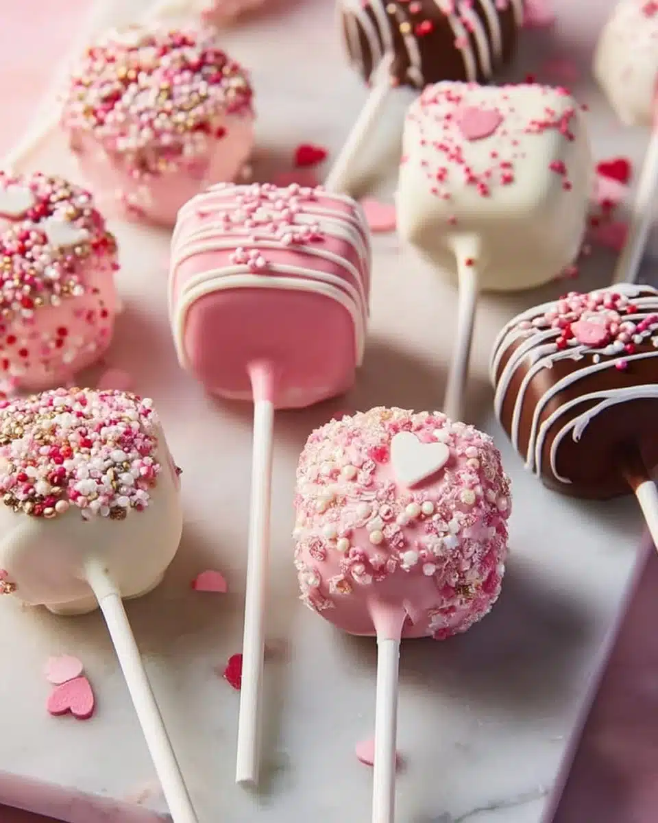 Valentine's Day Oreo Pops (Easy No-Bake Treat!)