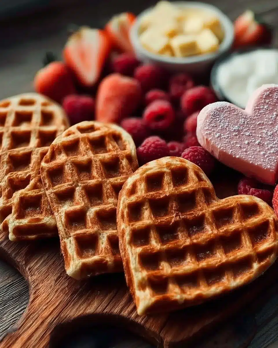 Valentine’s Day Waffle Board Waffle Board Valentine’s Day Waffle Board