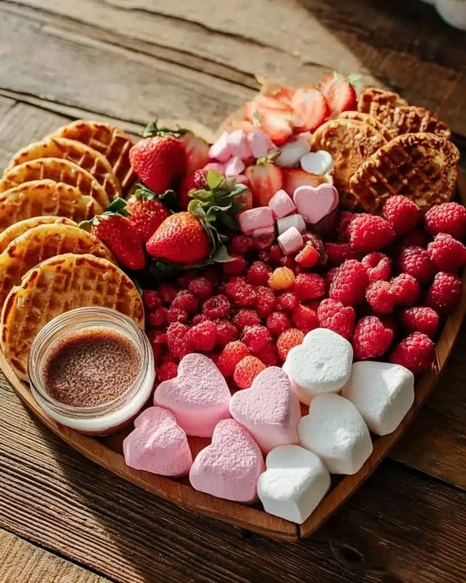 Valentine’s Day Waffle Board Waffle Board Valentine’s Day Waffle Board