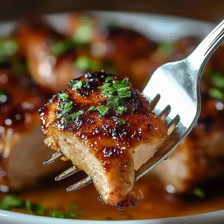 Home homemade recipes Delicious Garlic Brown Sugar Chicken served on a plate