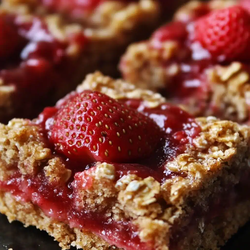Healthy Strawberry Oatmeal Bars strawberry oatmeal bars Healthy Strawberry Oatmeal Bars