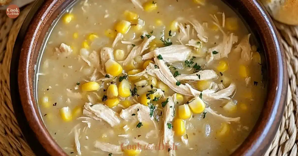 Chicken Corn Soup chicken corn soup Pennsylvania Dutch Chicken Corn Soup with Dumplings