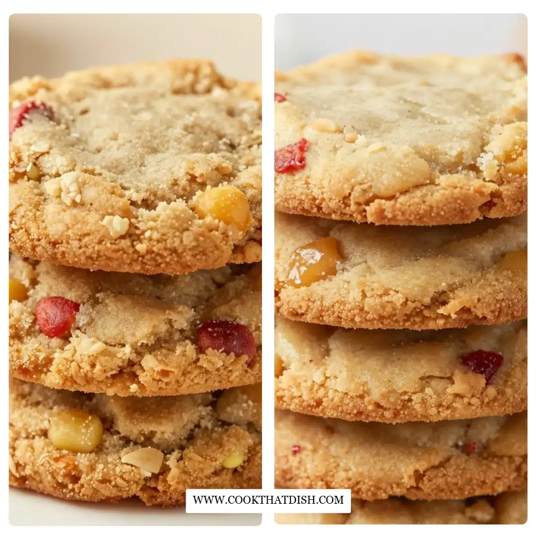 Brown Sugar Rhubarb Cookies