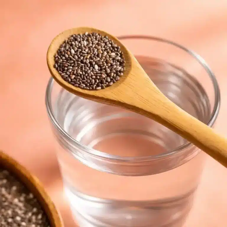 Home homemade recipes Chia seed drink recipe for detox and hydration benefits.