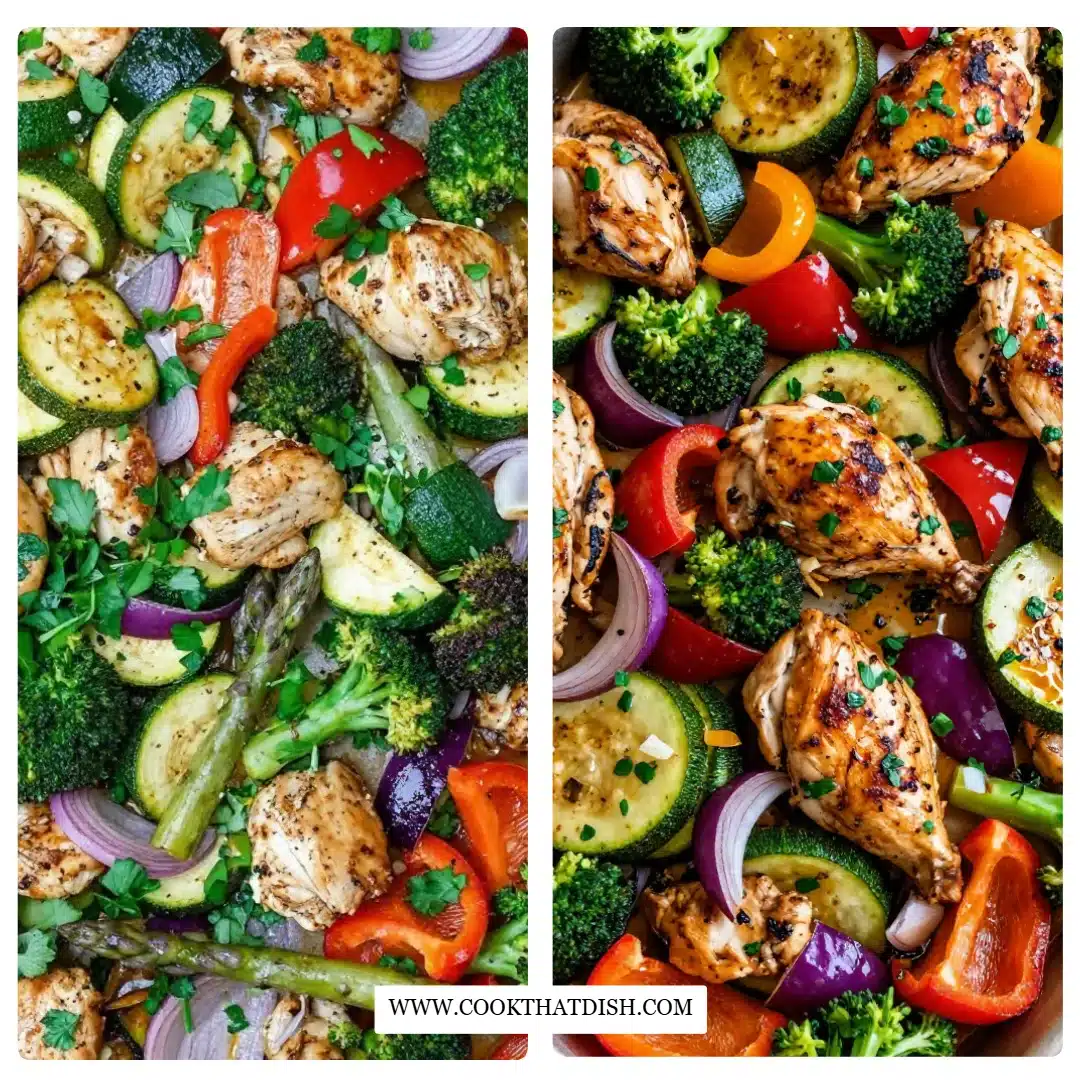 Chicken and Veggies Sheet Pan