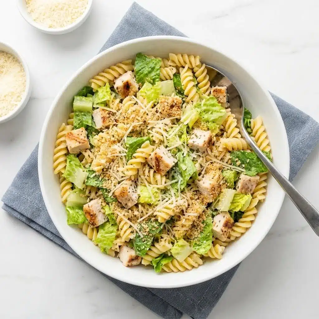Chicken Caesar Pasta Salad