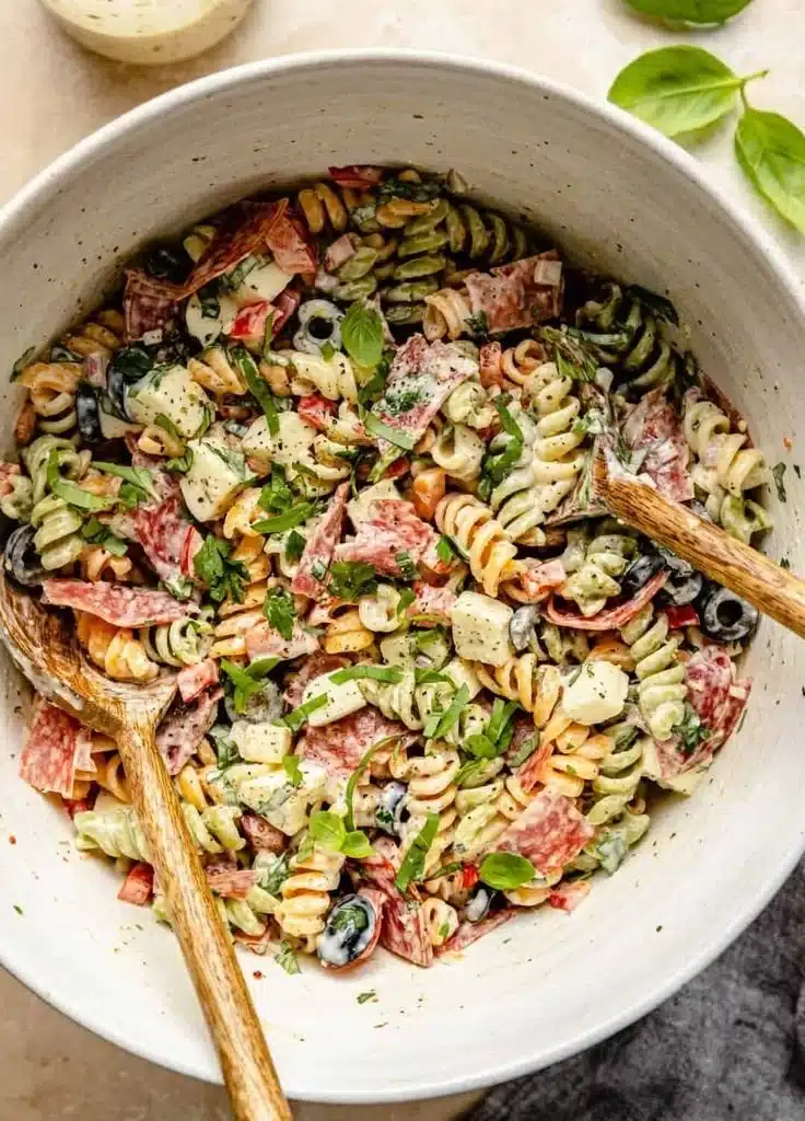 Creamy Italian Pasta Salad