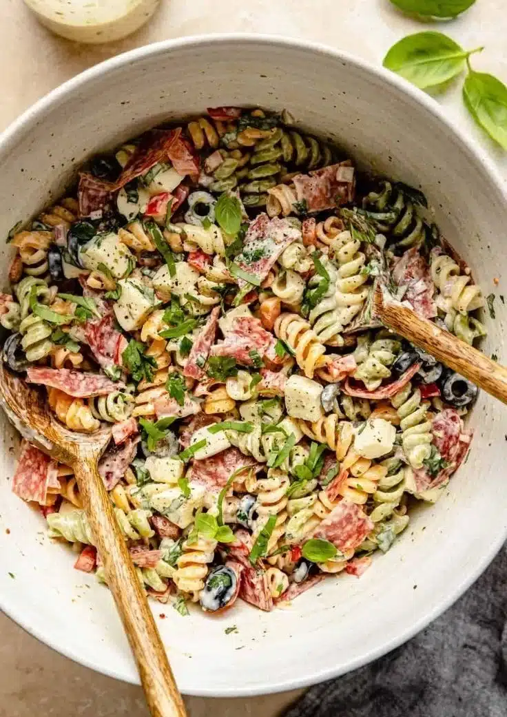Creamy Italian Pasta Salad
