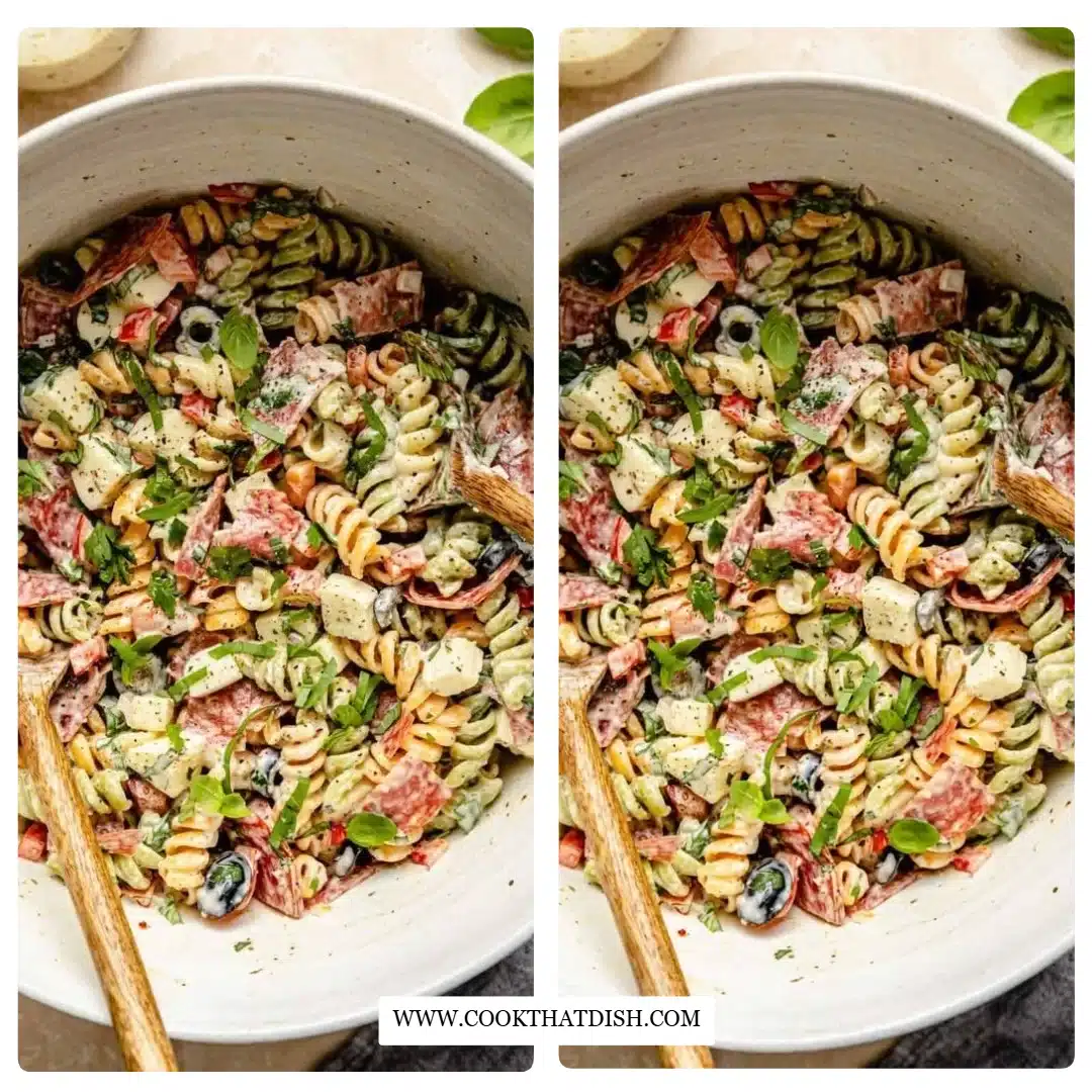 Creamy Italian Pasta Salad