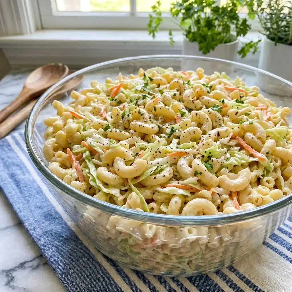 Creamy Pasta Salad with Coleslaw Dressing That Wows Every Time