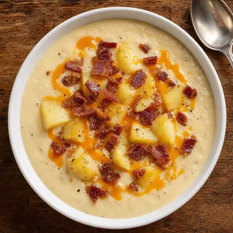 Crockpot Loaded Baked Potato Soup