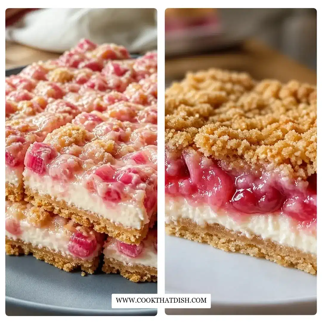 Delicious Tasty No Bake Rhubarb Bars for Summer Bliss