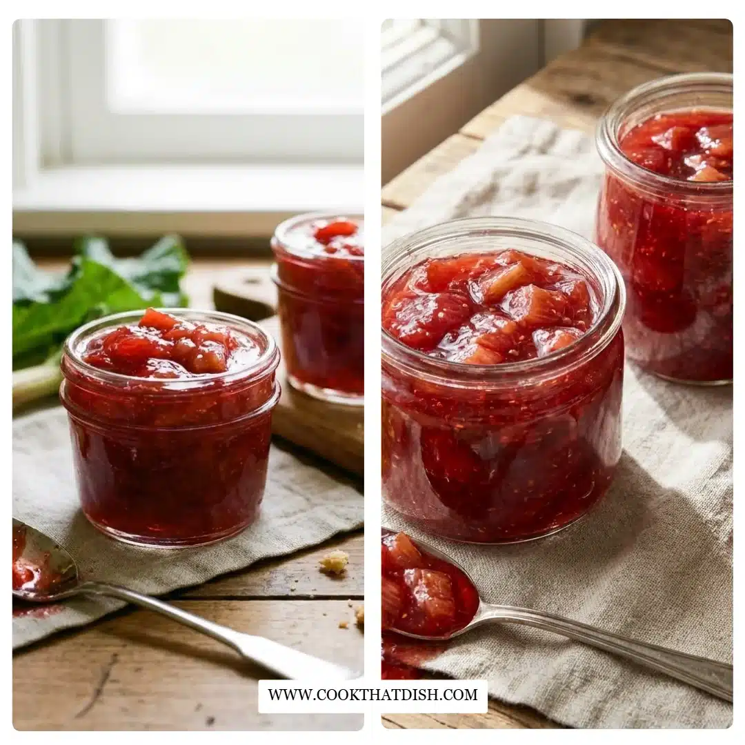 Easy Tangy Rhubarb Jam