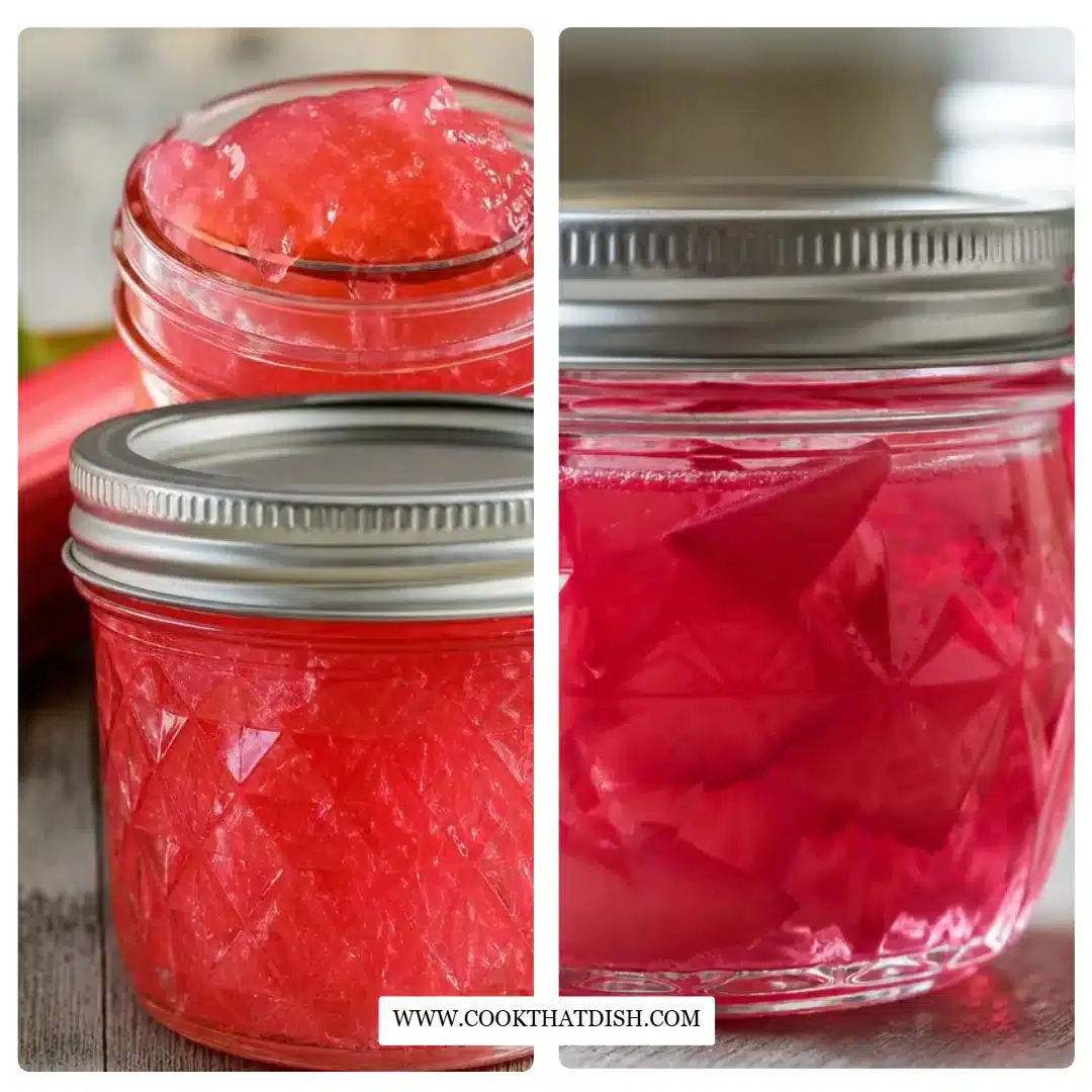 Homemade Rhubarb Jelly