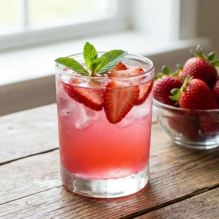 Home homemade recipes Refreshing homemade strawberry electrolyte drink recipe with natural ingredients