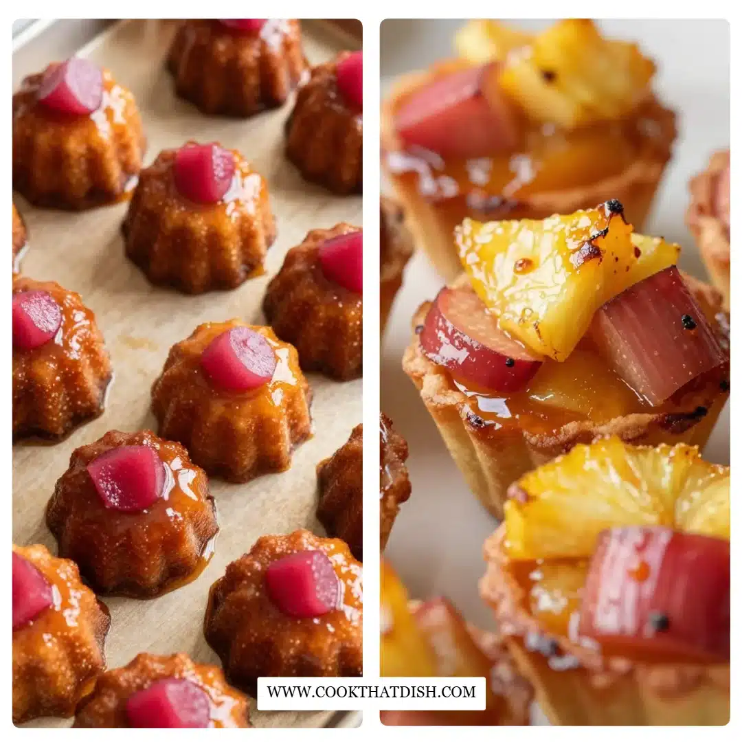 Irresistible Upside Down Rhubarb Muffins