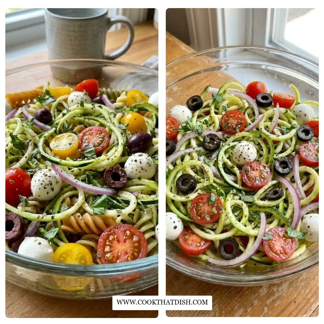 Low-Carb Zoodle Italian Pasta Salad