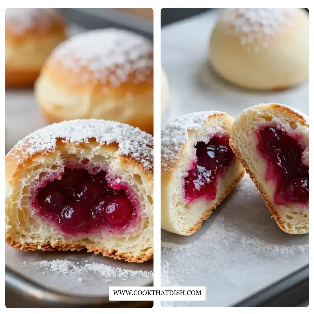 Rhubarb Cheesecake Bombs