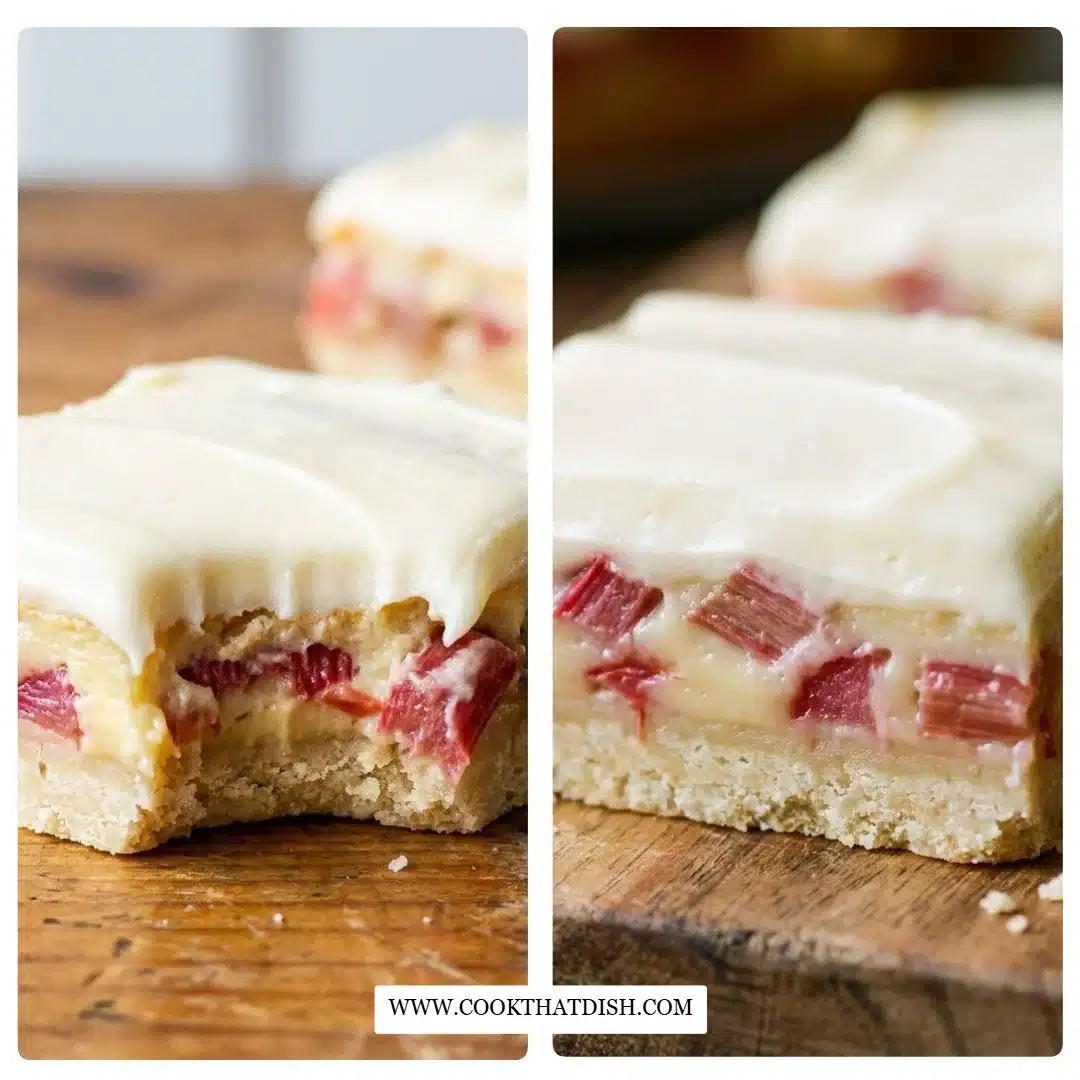 Rhubarb Custard Bars