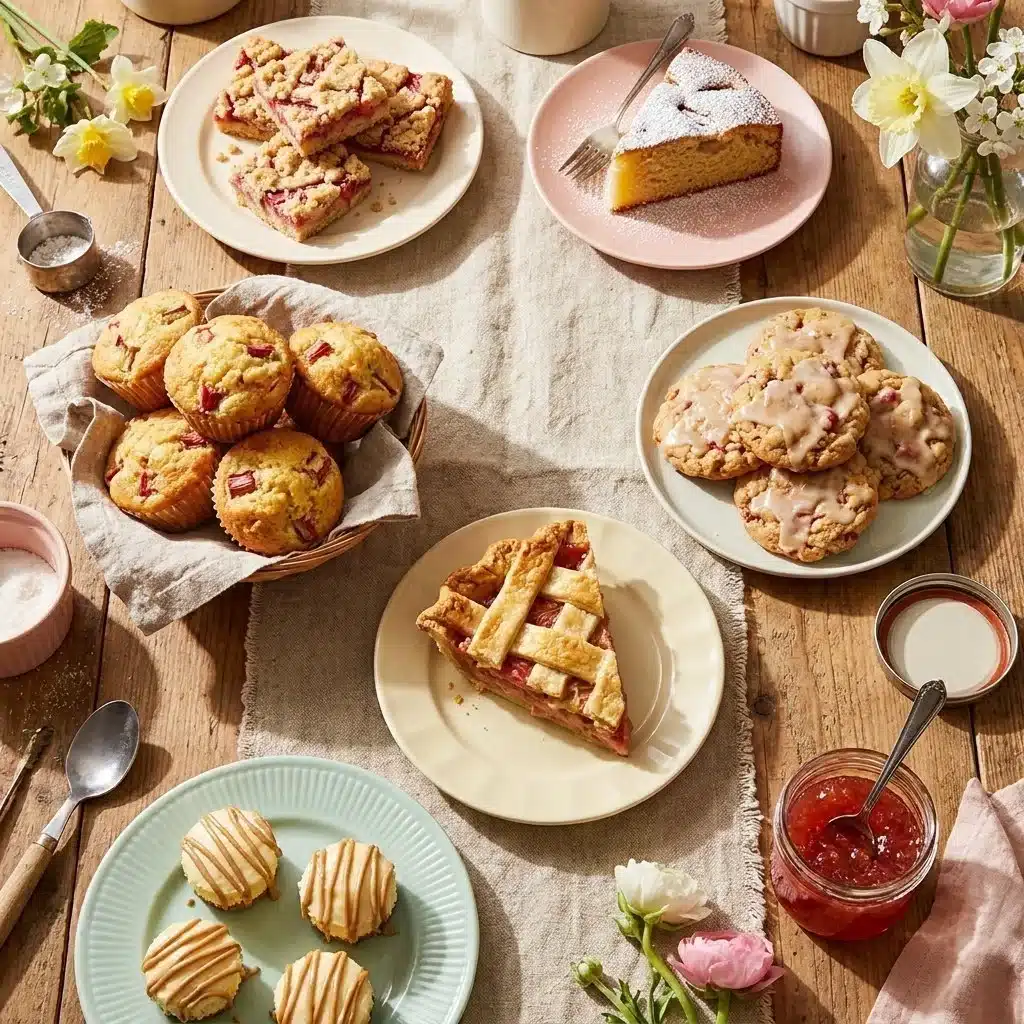 Rhubarb Desserts Collection