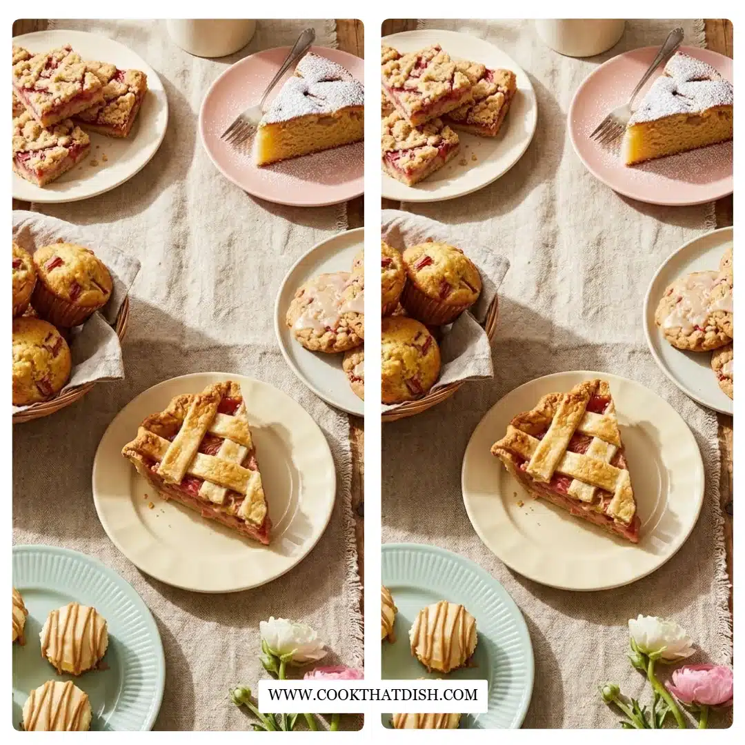 Rhubarb Desserts Collection