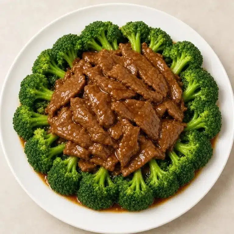 Home homemade recipes Delicious slow cooker beef and broccoli served over rice