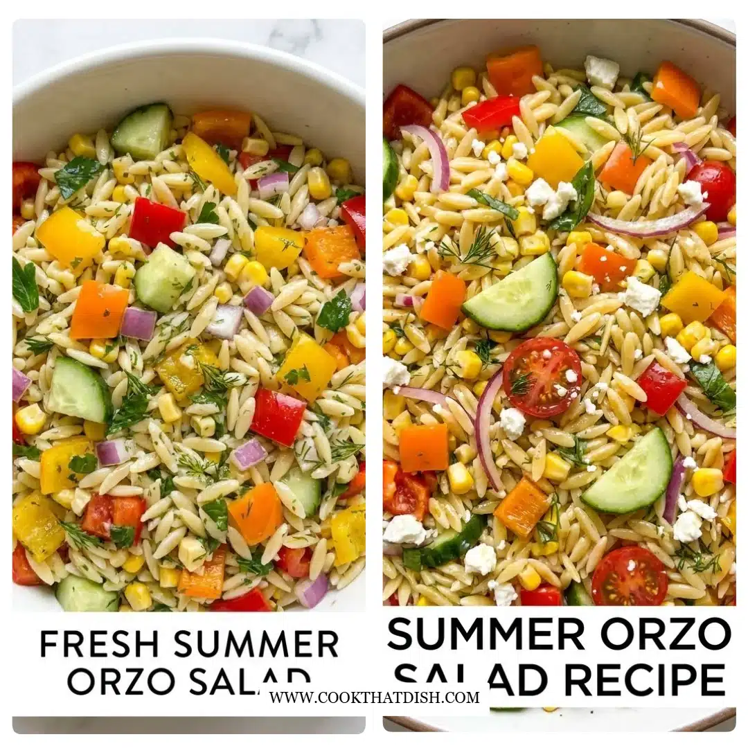 Summer Orzo Pasta Salad